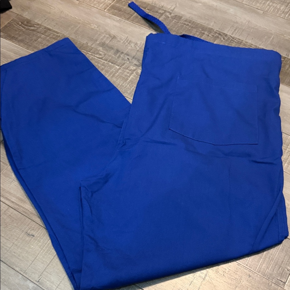 Landau Women's Bright Blue Scrub Pants